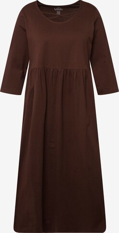 Robe Ulla Popken en marron : devant