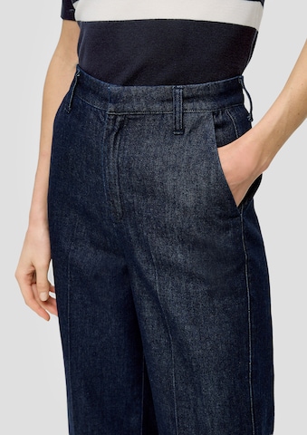 s.Oliver BLACK LABEL Wide leg Jeans 'Suri' in Blauw