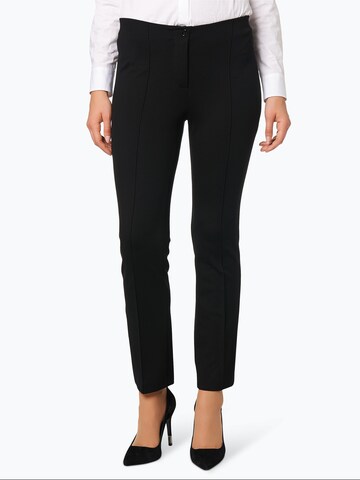Marc Cain Slim fit Trousers in Black: front