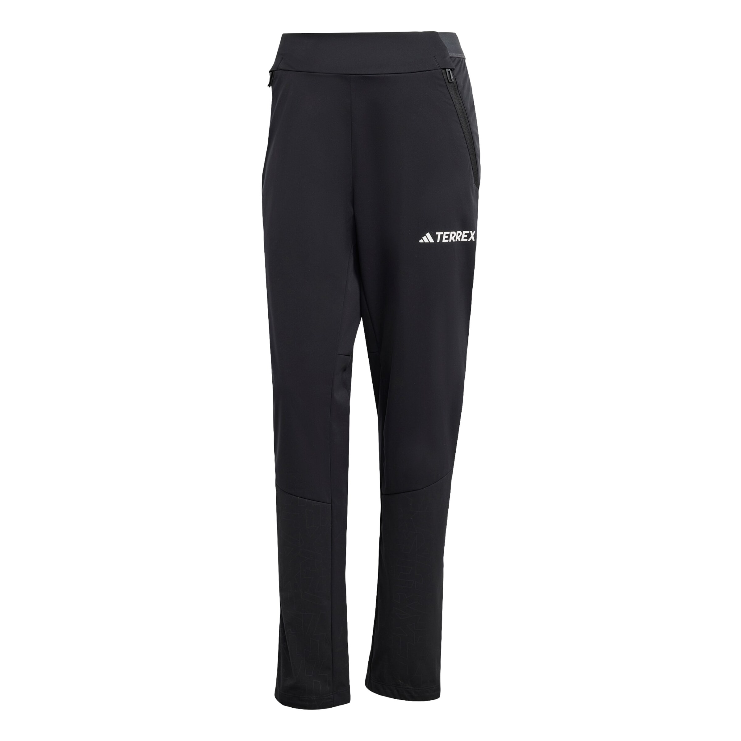 ADIDAS TERREX - Slimfit Pantalón deportivo 'Xperior Cross-Country Ski Softshell' en negro: frente
