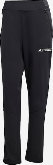 ADIDAS TERREX Sporthose 'Xperior Cross-Country Ski Softshell' in schwarz / weiß, Produktansicht