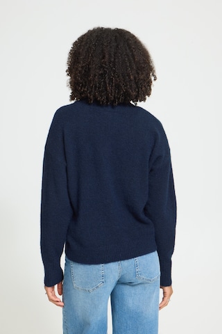 ICHI Pullover 'SAGE LS2 ' in Blau