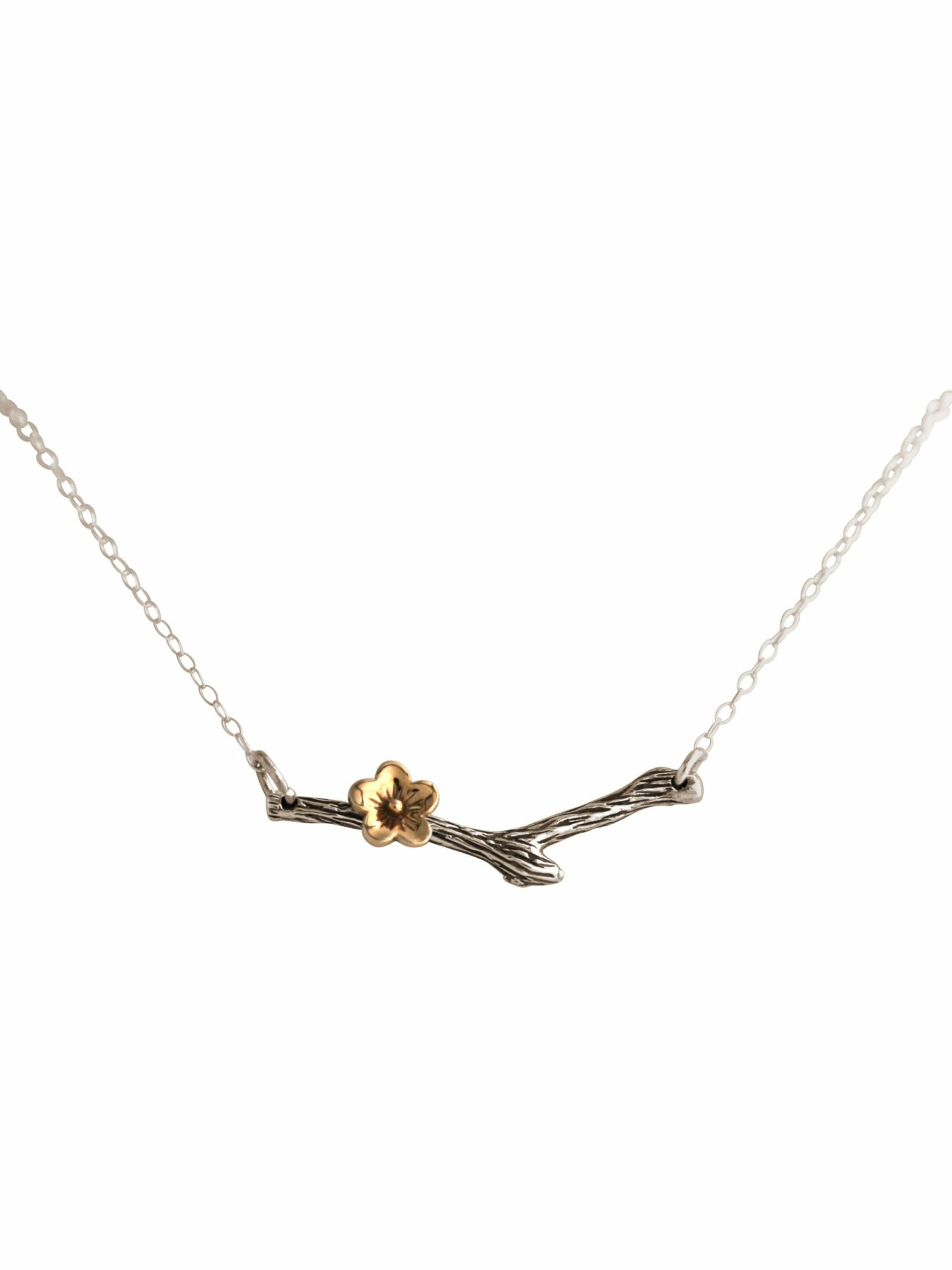 Gemshine Kette in Silber: Vorderseite