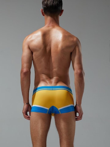 SEOBEAN Boxer shorts 'Slash Side Line' in Yellow
