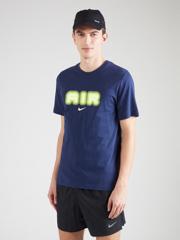 Nike Sportswear - Camiseta 'AIR' en azul: frente