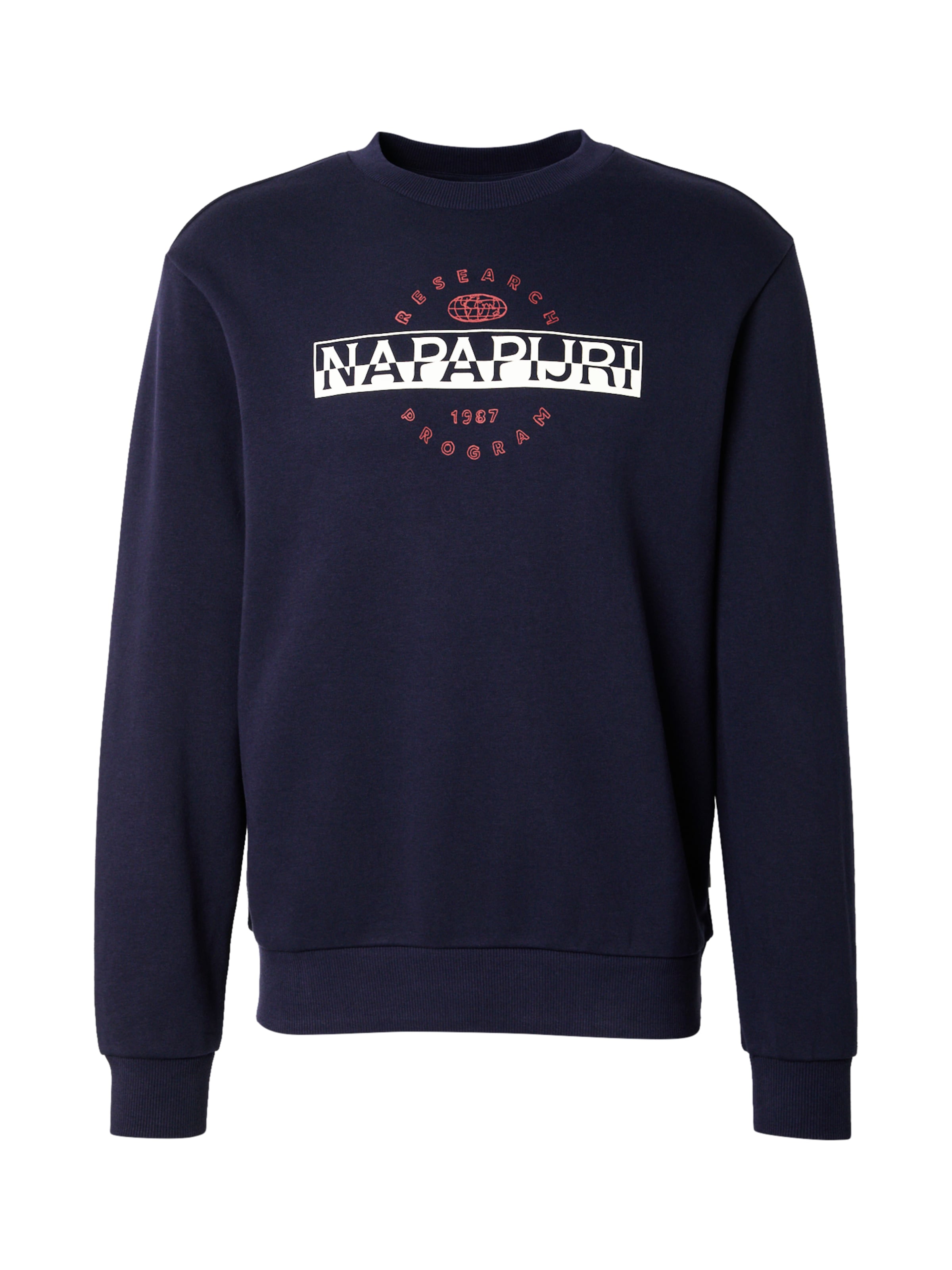 NAPAPIJRI Sweatshirt 'BANDER C' in Blue: front