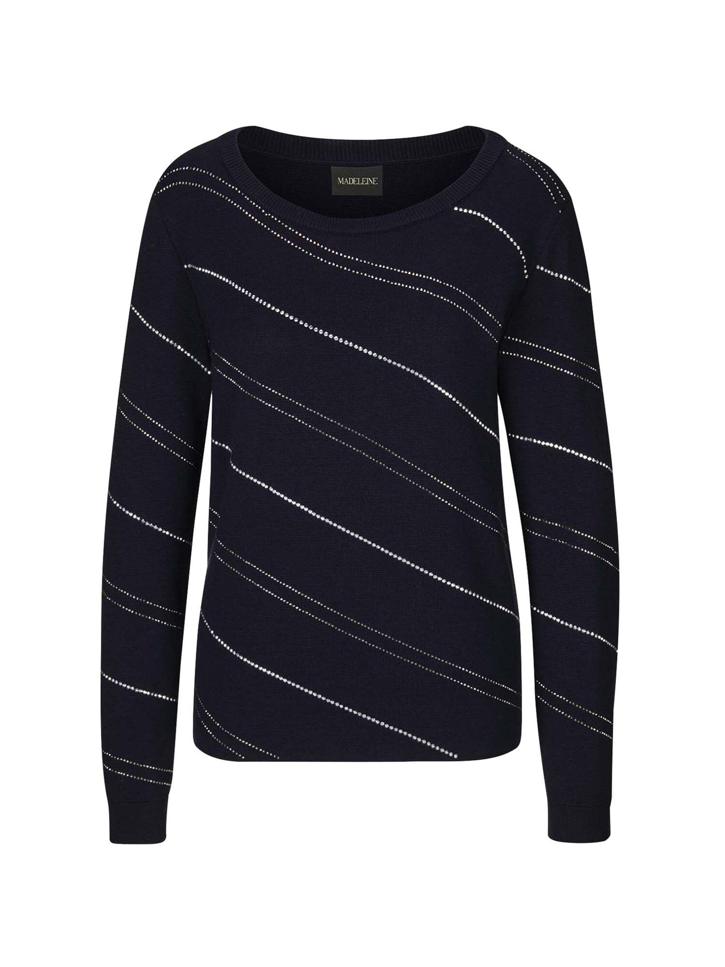 MADELEINE Pullover in Silber: Vorderseite