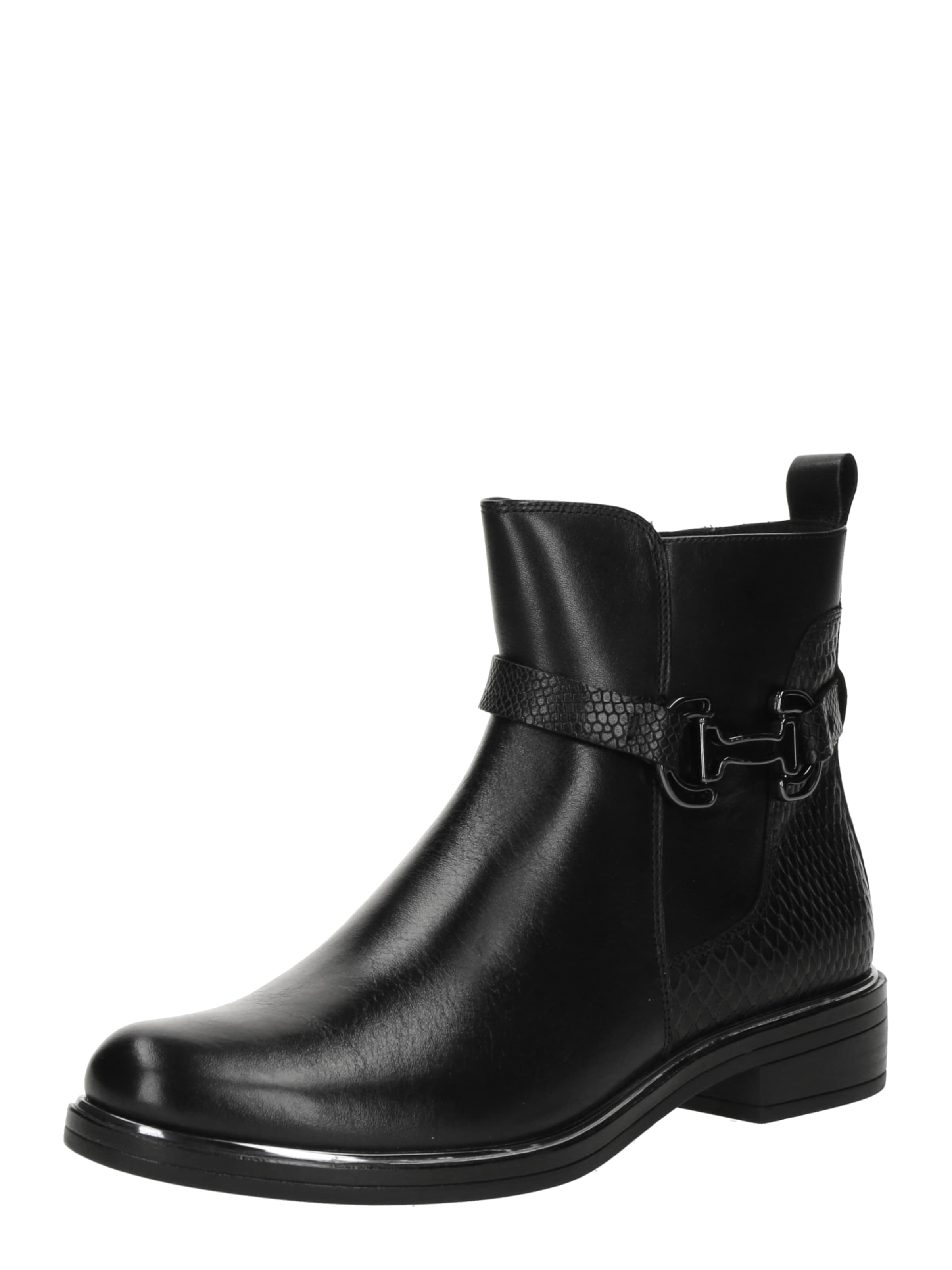 Botine CAPRICE pe negru, Vizualizare produs