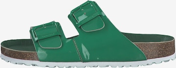 TAMARIS Mules in Green