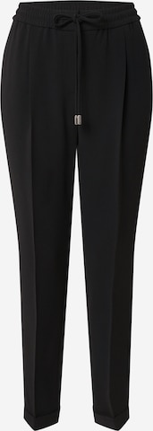 BOSS Pleat-Front Pants 'Tariyana9' in Black: front