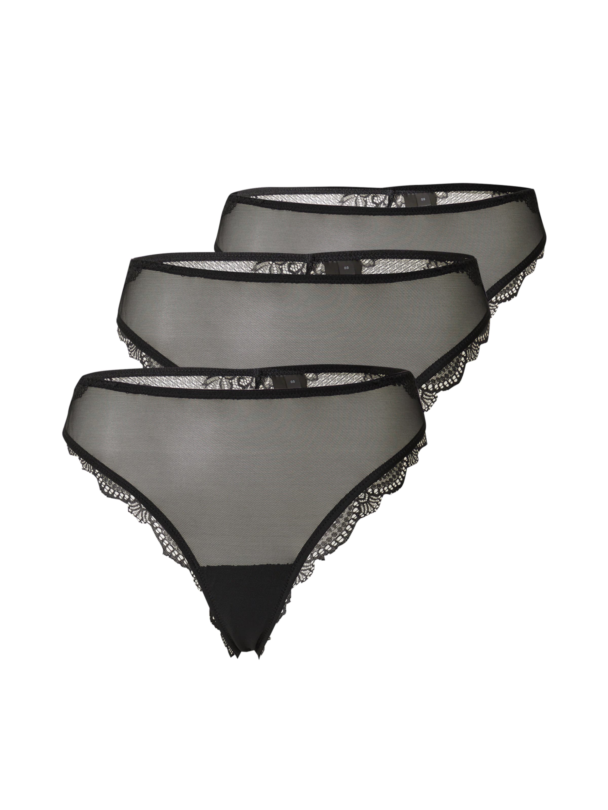 ABOUT YOU Slip 'Farina' - fekete: elől