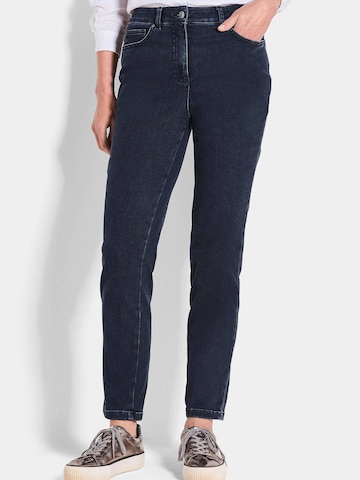 Goldner Slim fit Trousers in Blue: front