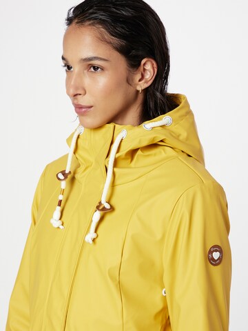 Ragwear Between-seasons parka 'MONADIS RAINY' in Yellow
