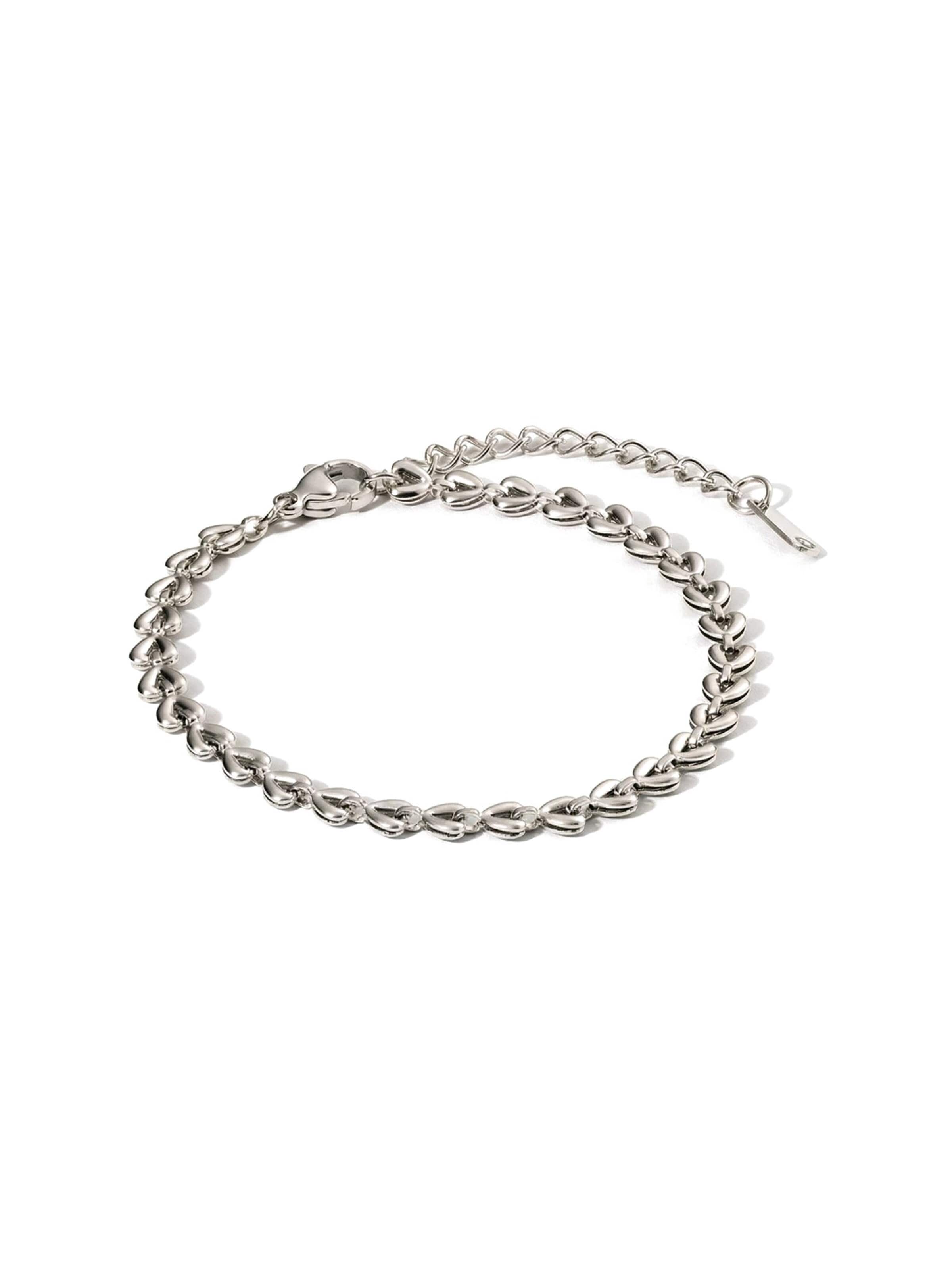 hiBALI Bracelet 'Lovely' in Silver: front