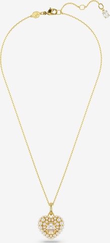 Chaîne Swarovski en or : devant