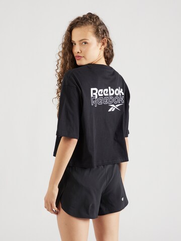 Reebok Tričko 'RIE' – černá: přední strana