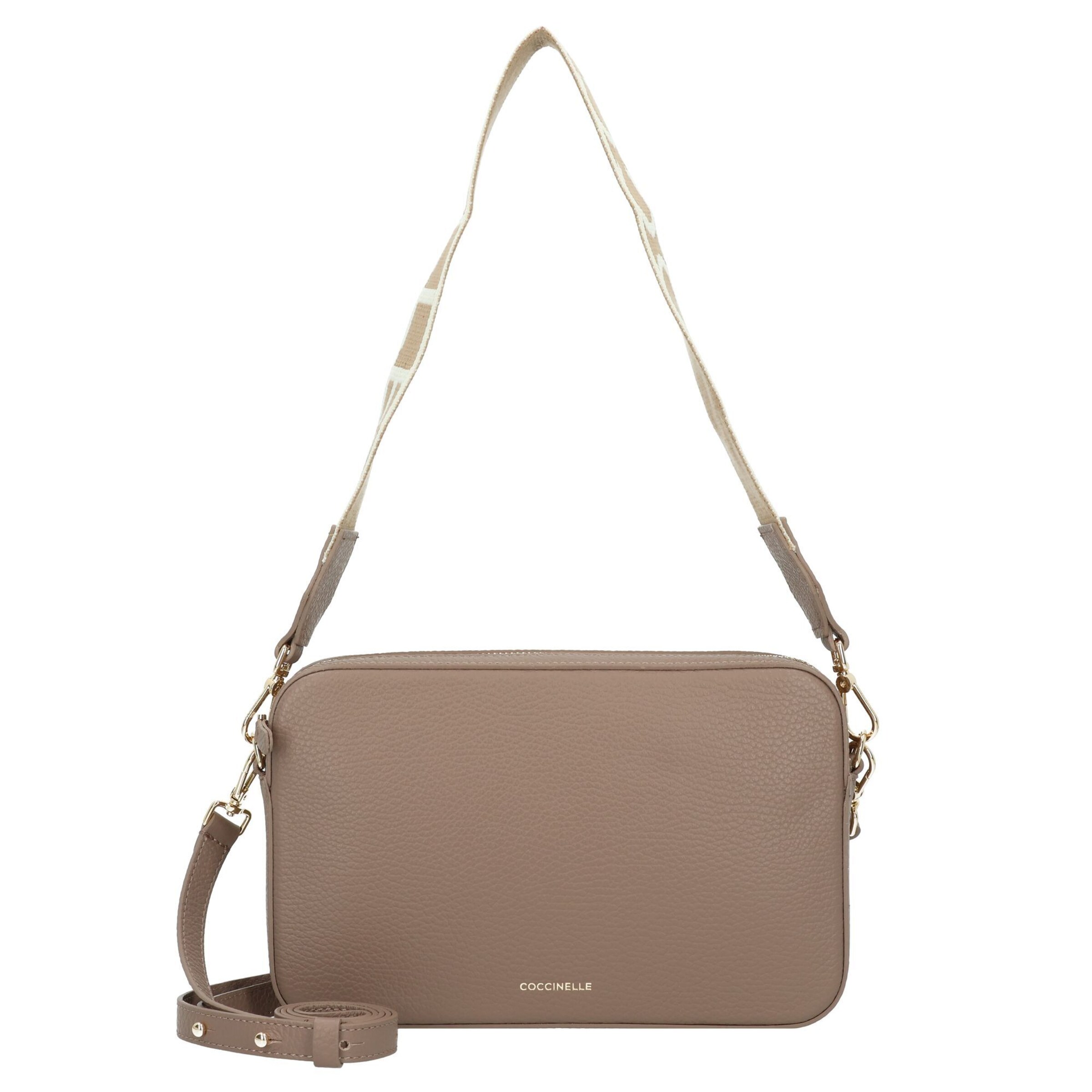 Coccinelle Shoulder bag 'Tebe' in Beige: front