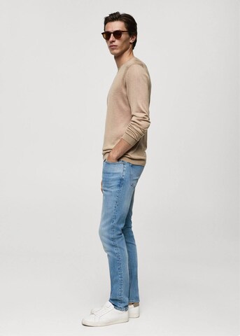 MANGO MAN Slimfit Jeans 'JAN' in Blau