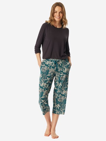Pantalon de pyjama 'Mix+Relax' SCHIESSER en vert