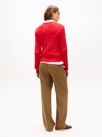 TOMMY HILFIGER Pullover in Rot