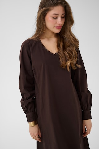 Robe 'Leli' Cream en marron