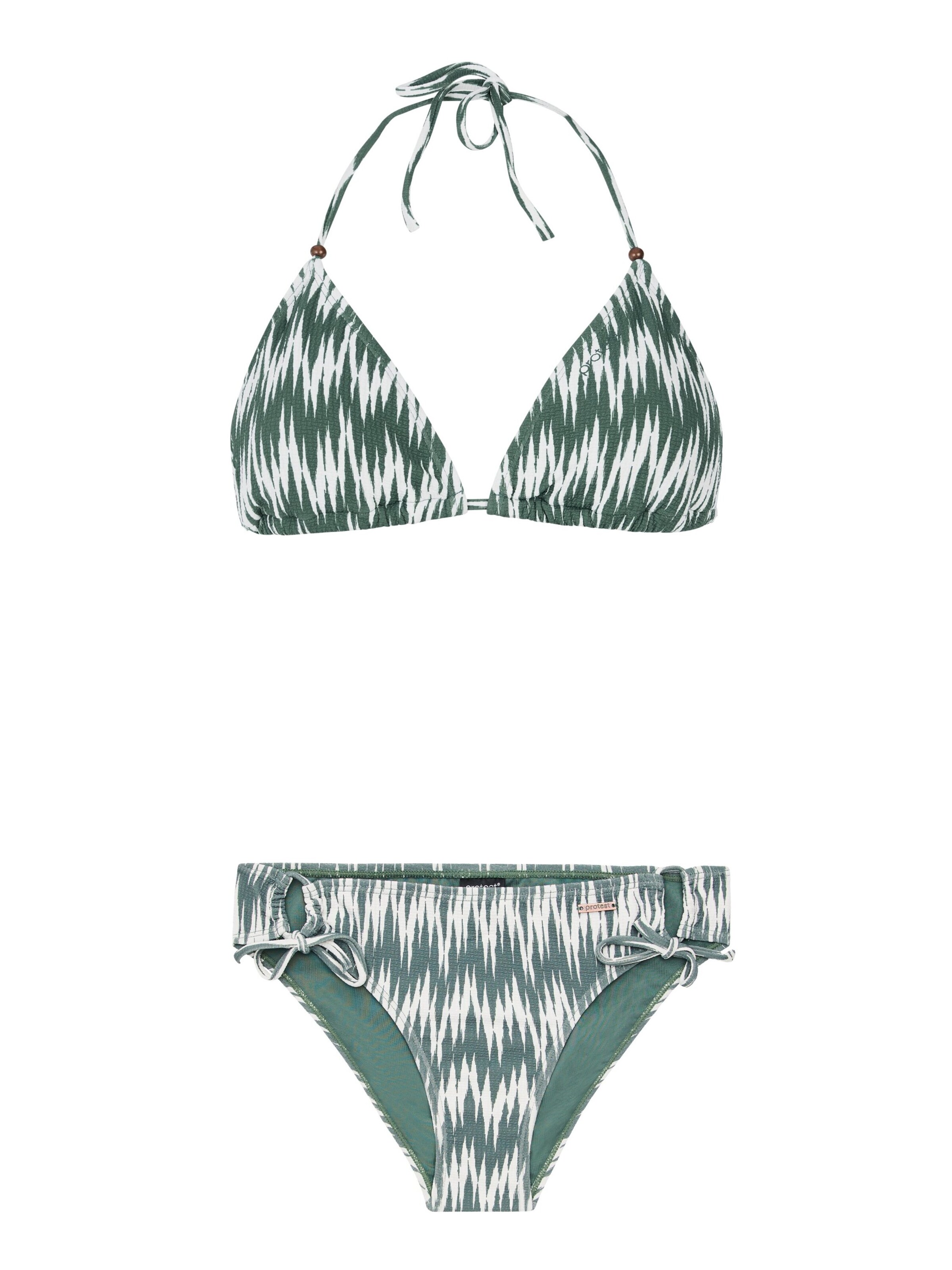 PROTEST Triangel Bikini 'PRTSparks'‌ in Grün: Vorderseite
