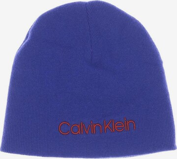 Calvin Klein Hat & Cap in One size in Blue: front