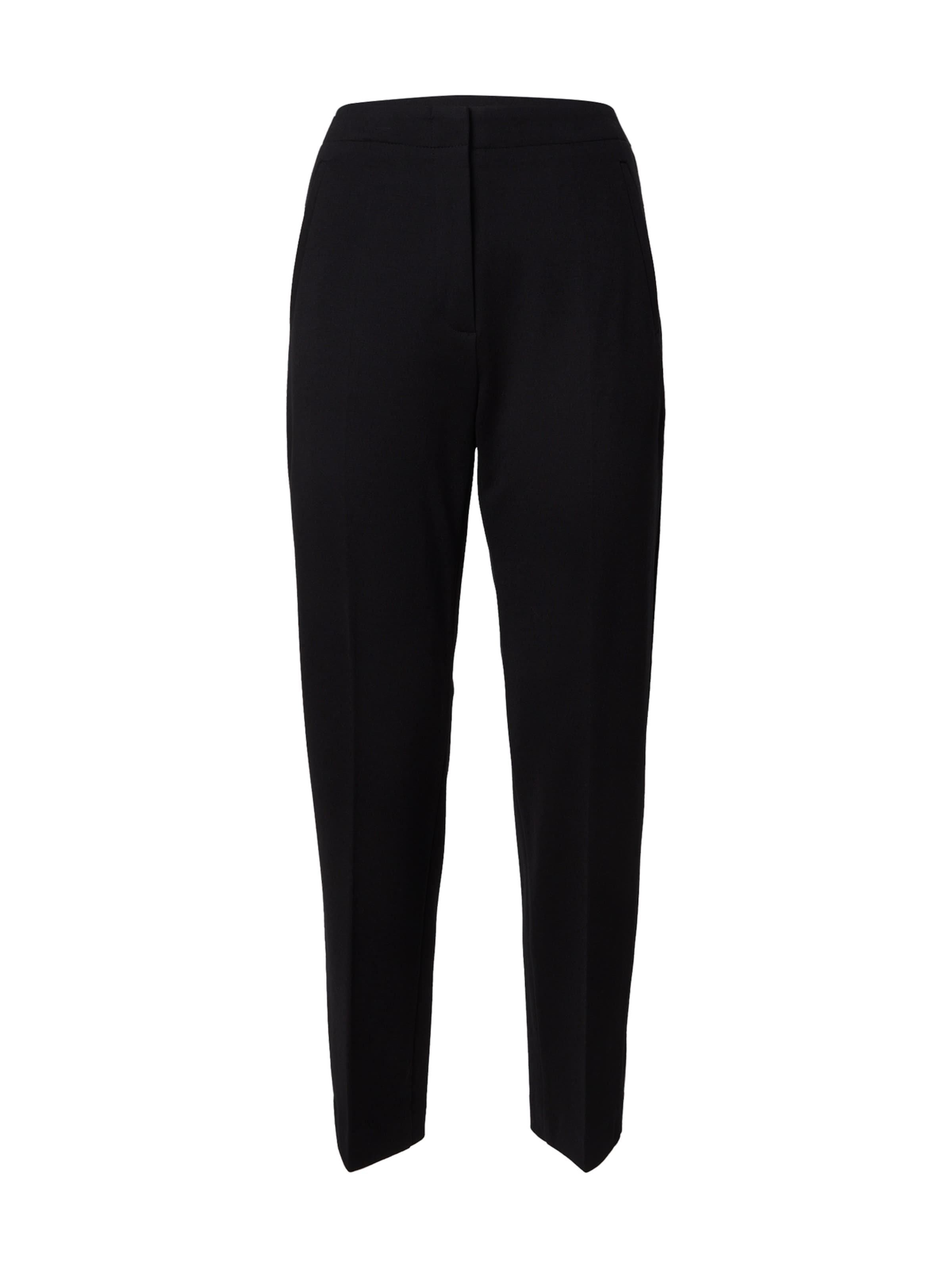 GERRY WEBER Štandardný strih Nohavice s pukmi - Čierna: predná strana