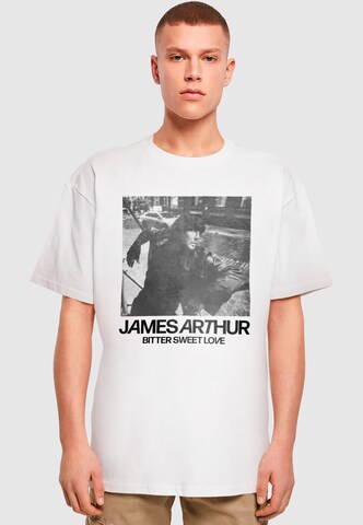 T-Shirt 'James Arthur - Bitter' Merchcode en blanc : devant
