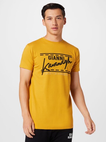 Gianni Kavanagh T-Shirt 'Theater' in Gelb: predná strana