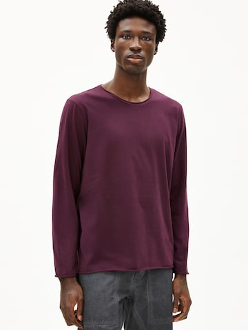 ARMEDANGELS Shirt in Rood: voorkant