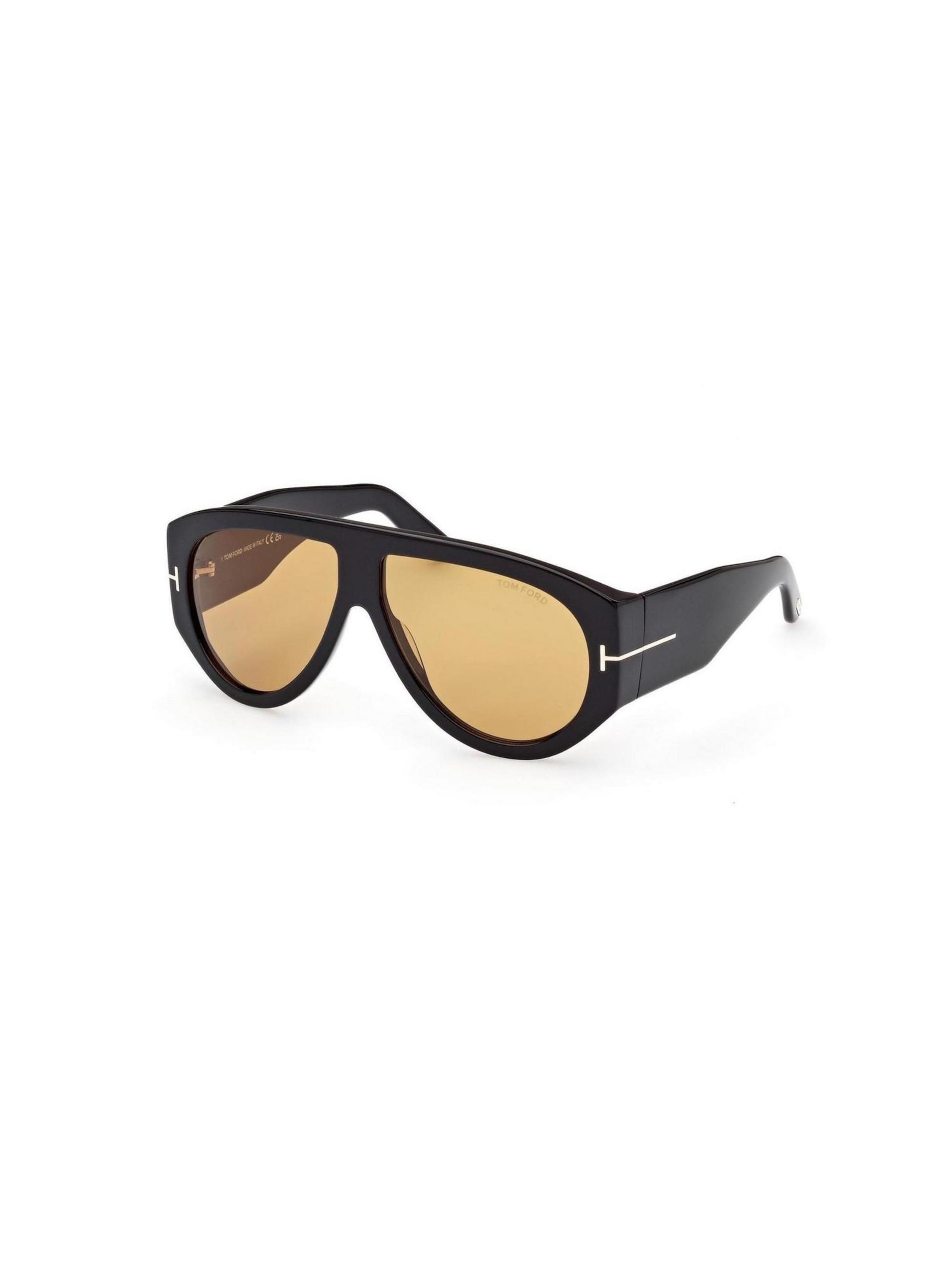 Tom Ford Zonnebril 'BRONSON FT1044 01E' in Zwart: voorkant
