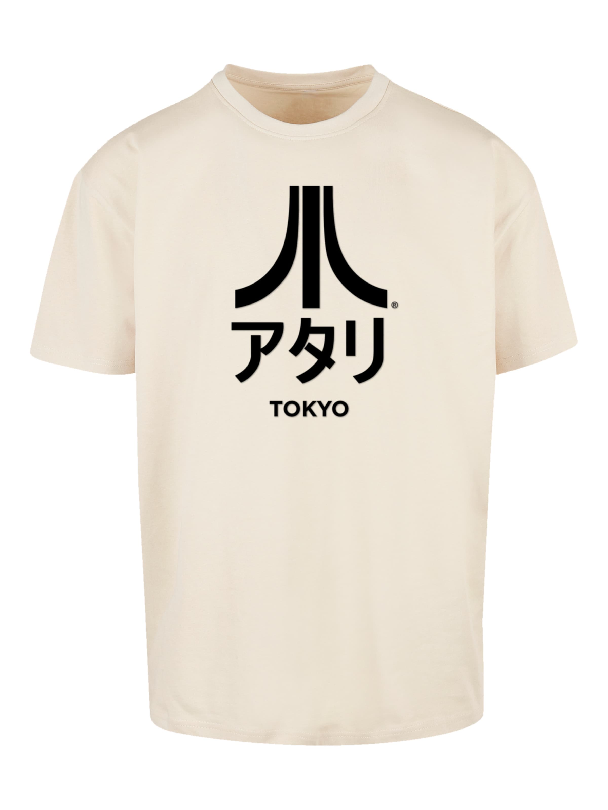 F4NT4STIC T-Shirt 'Atari Tokyo' in Beige: Vorderseite
