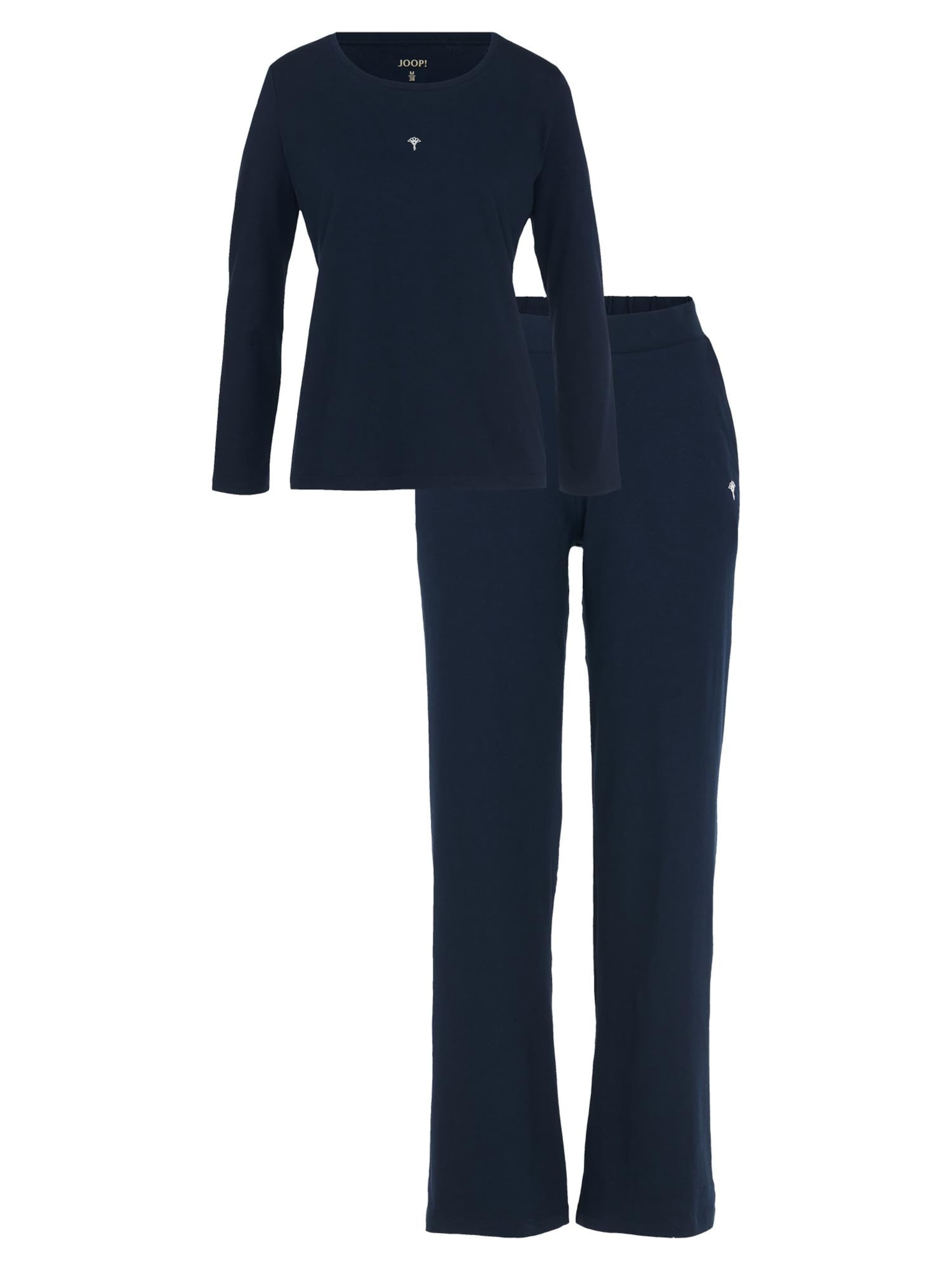 JOOP! Pyjama 'Cosy' in Blauw: voorkant