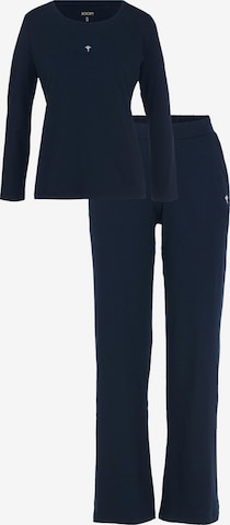 JOOP! Pyjama 'Cosy' in Blauw: voorkant