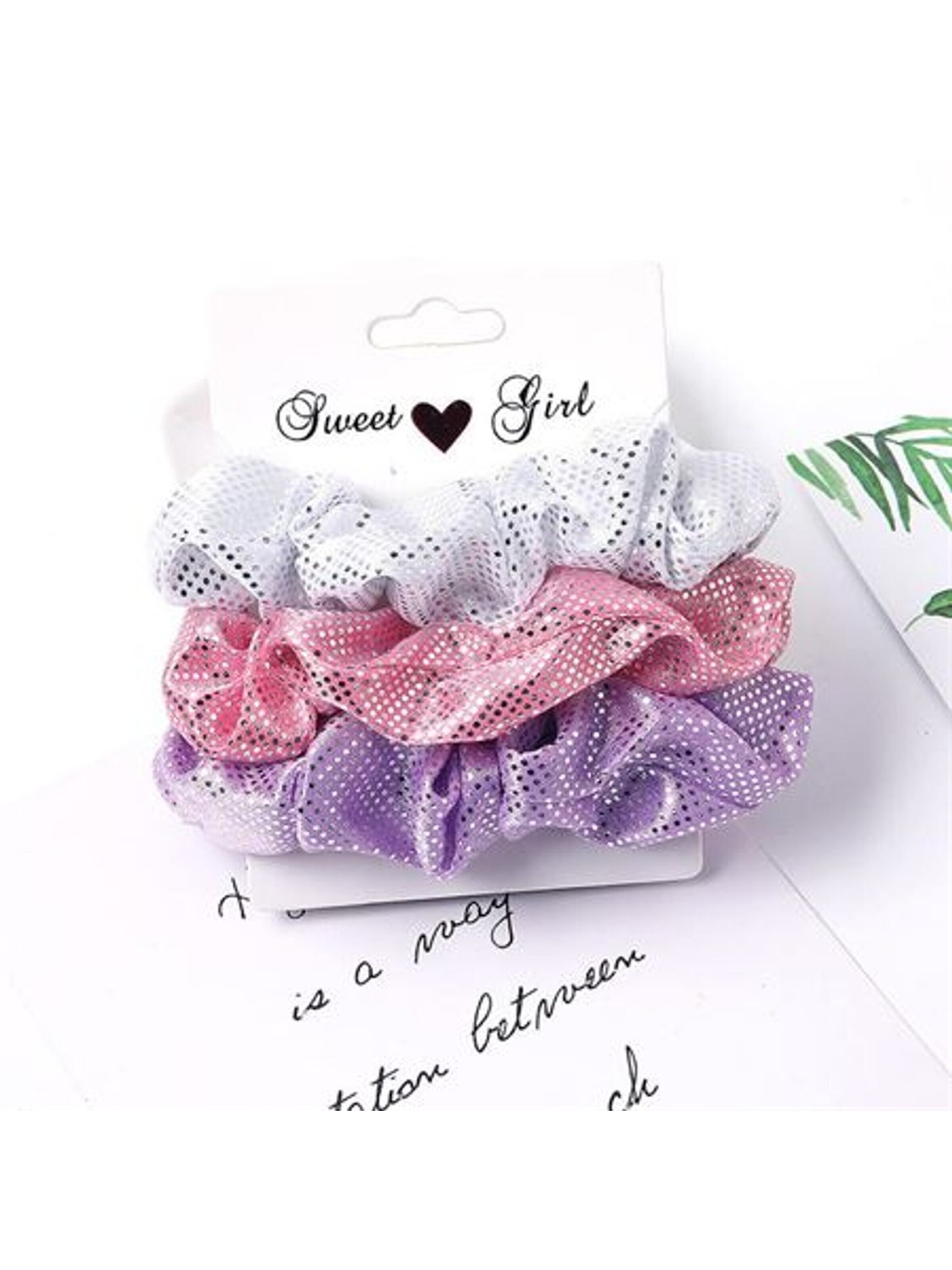 Ornamento per i capelli 'SOHO Nia Scrunchies - Sparkle' di soho Hair accesoires in nero