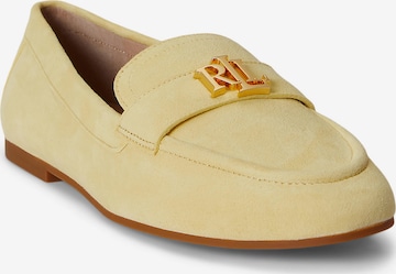 Lauren Ralph Lauren Classic Flats 'AVERI III' in Yellow: front