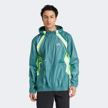 Veste de sport 'Tech Apparel' ADIDAS PERFORMANCE en vert : devant