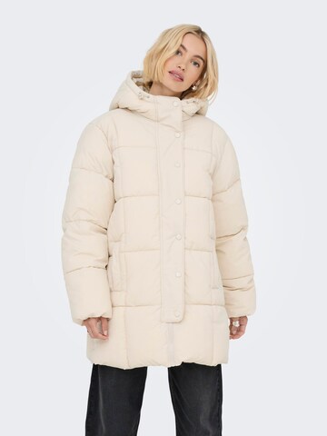 JDY Vinterjakke 'WONDER' i beige: forside