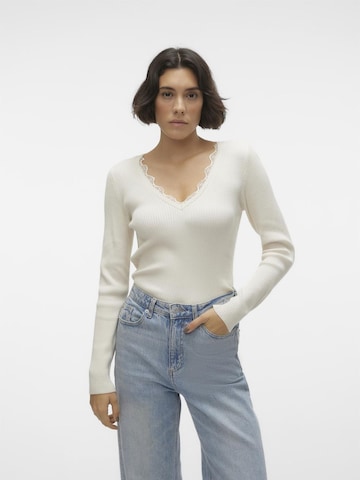 VERO MODA Pullover i beige: forside