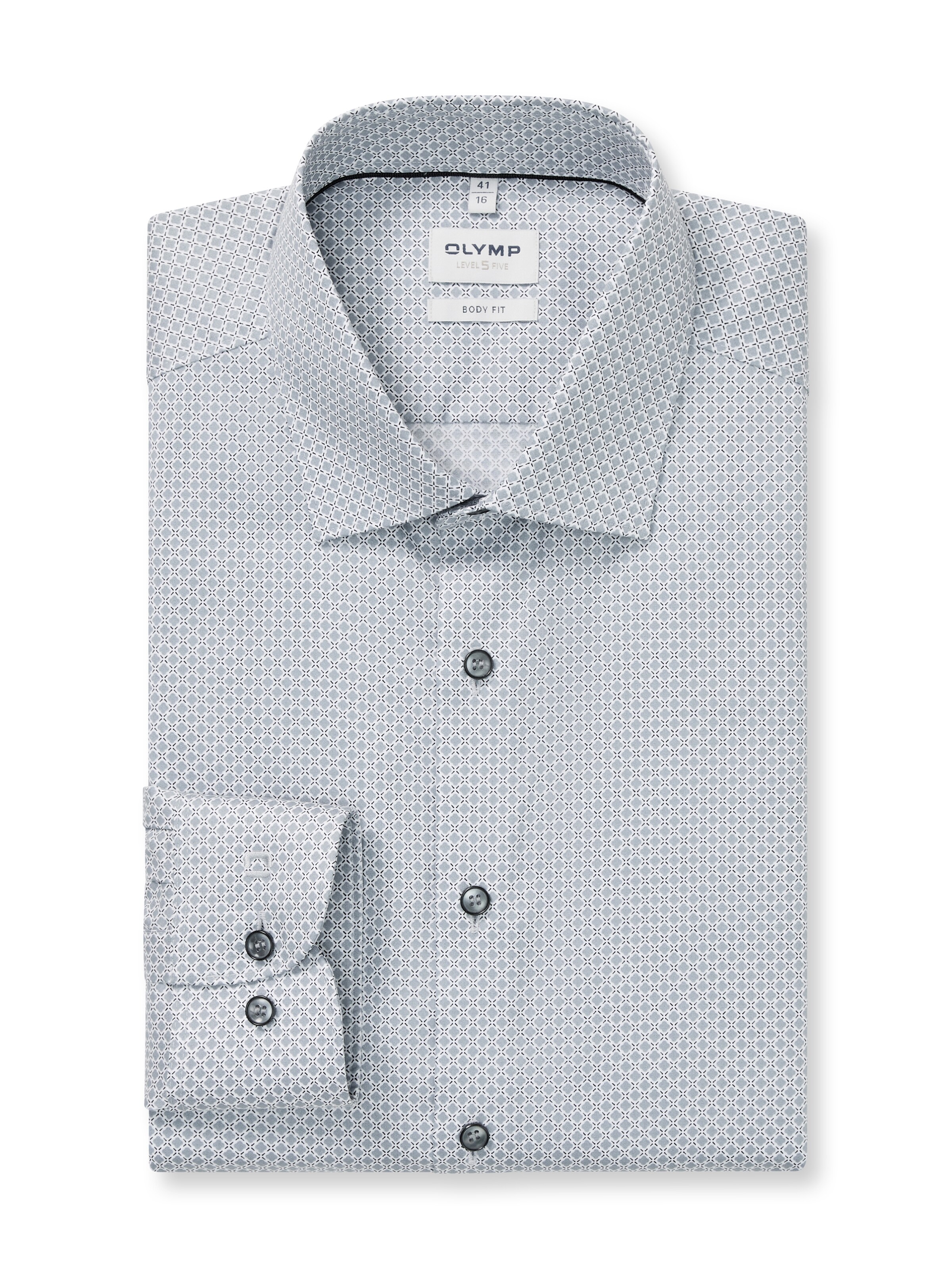 OLYMP Regular Fit Hemd in Grau