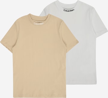 Calvin Klein Jeans - Camisola em bege: frente