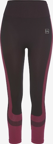 LASCANA ACTIVE Skinny Športové nohavice - fialová: predná strana
