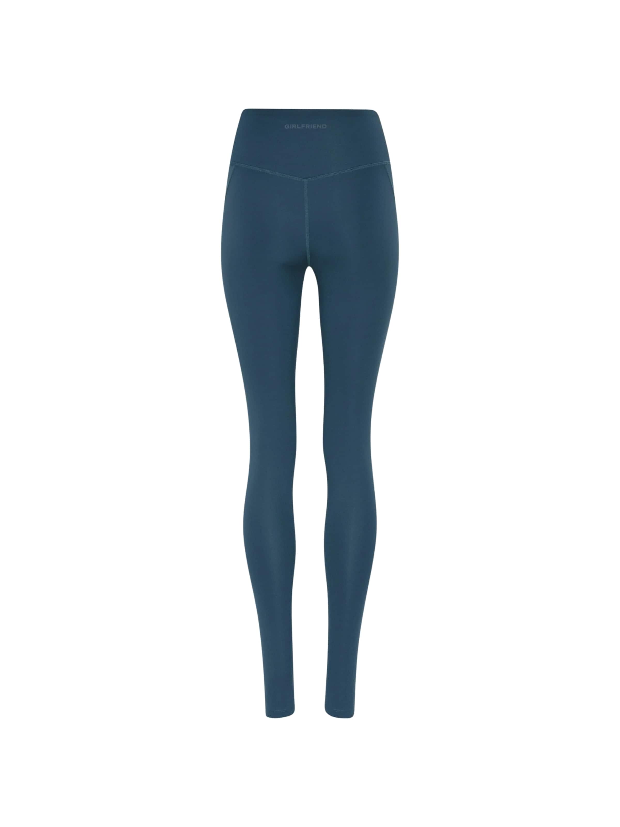 Girlfriend Collective Skinny Sportovní kalhoty ' Compressive ' – modrá