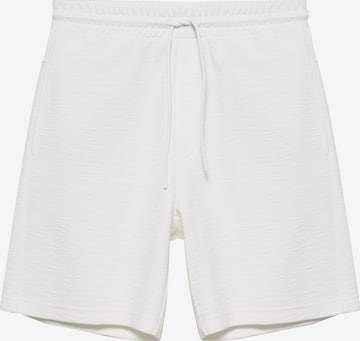 Loosefit Pantaloni di Pull&Bear in bianco: frontale