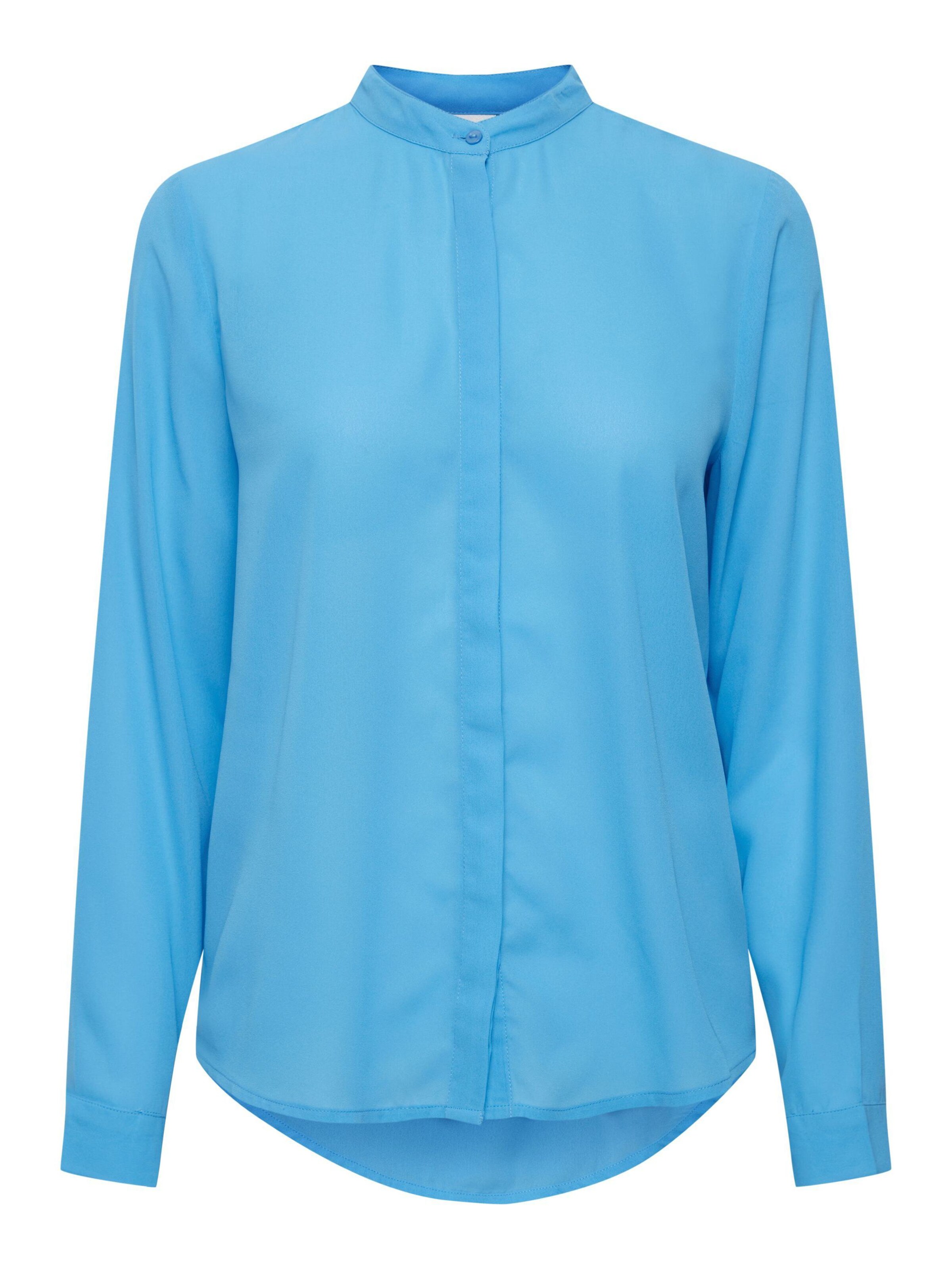 ICHI Bluse 'IHCellani' in Blau: Vorderseite