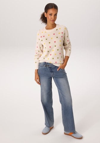 Aniston CASUAL Sweater in Beige