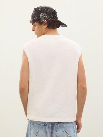 Bershka Top in Weiß
