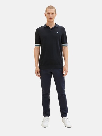 Coupe slim Pantalon chino 'Travis' TOM TAILOR en bleu