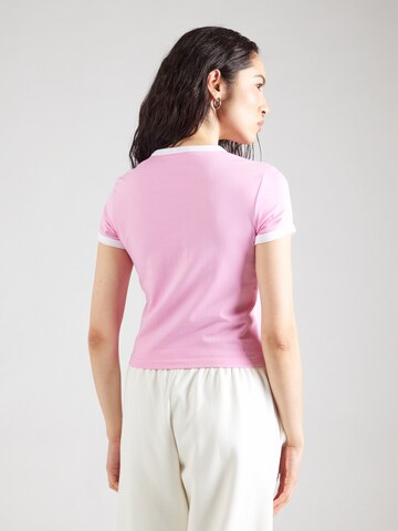 Juicy Couture T-shirt 'Ringer' i rosa